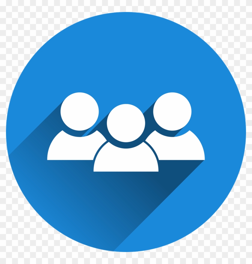 Group, Together, Teamwork, Icon - People Icon Flat Png #926999