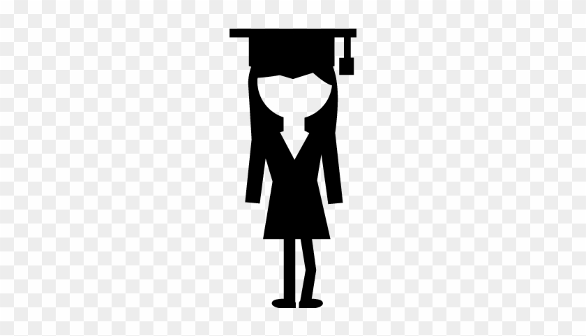 Female Graduate Vector - Girls Png Icon #927078