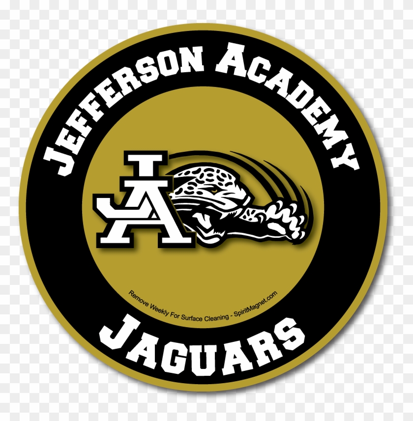 Jaguars-circle - Jacksonville Jaguars 8'' X Logo Decal - White #928130