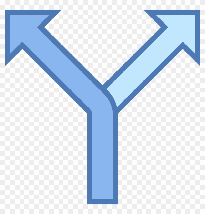 Stay On The “write” Path - Split Icon #928524