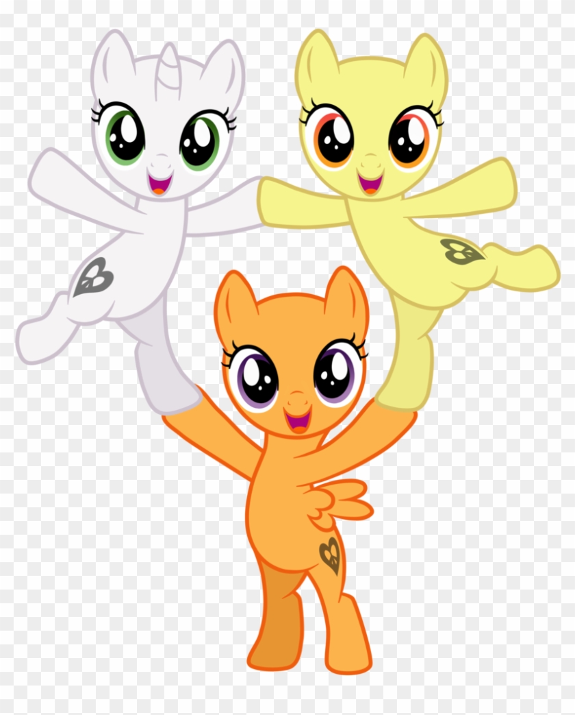 Top Images For Mlp Bleeding Base On Picsunday - Cutie Mark Crusaders Mlp #929034