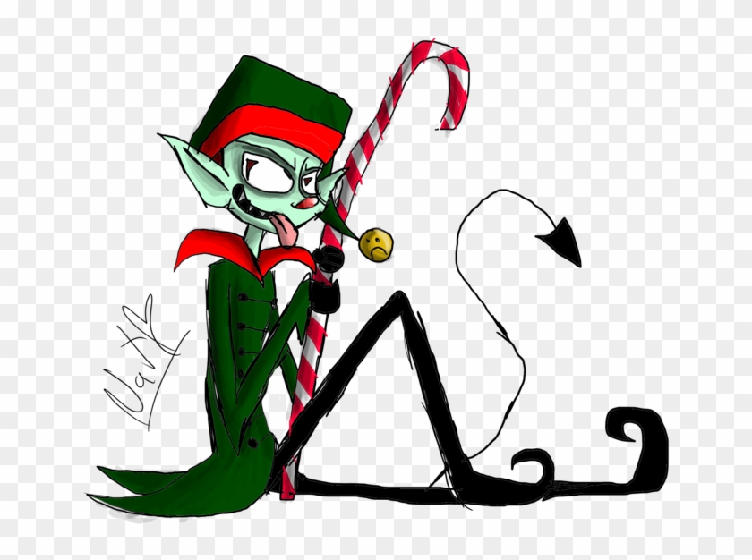 Candy Cane By Cyborgparanoia - Cartoon #929170