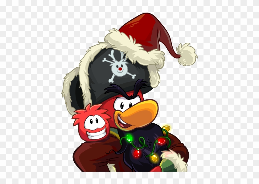 Rockhopper's Santa Hat - Cartoon #929675