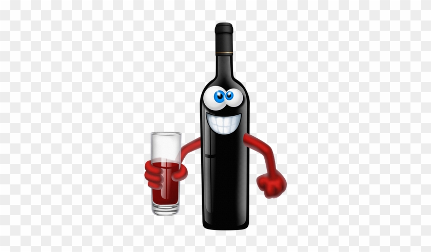 Bottle Cheer Clipart - Bouteille De Vin Dessin #929830