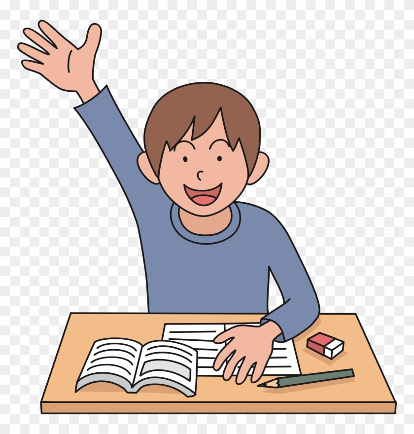 Medium Image - Raising Hand Clip Art #930168