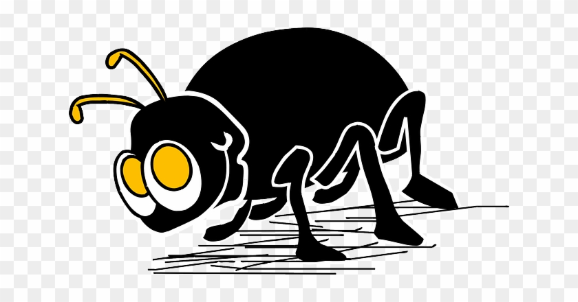 Smile Black, Happy, Little, Bug, Insect, Smile - Fungi In Pest Control #930499