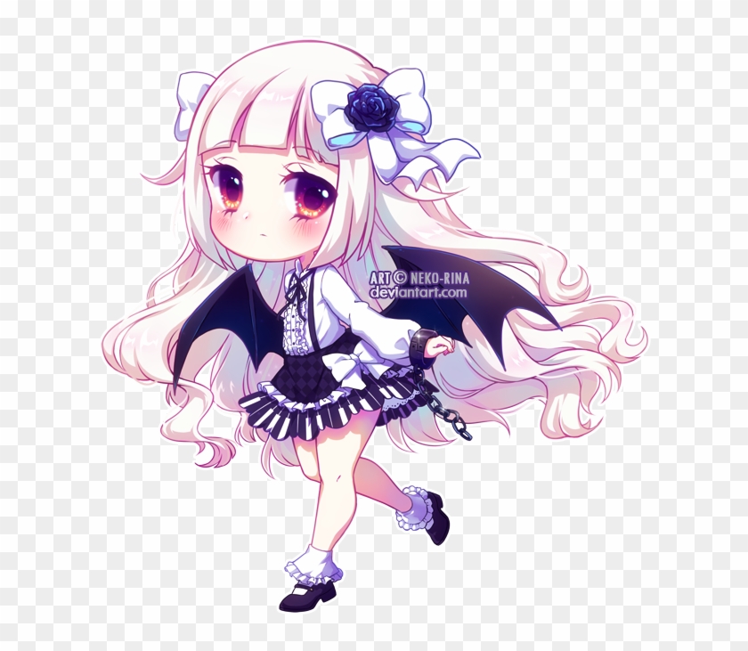 Kimono Aria Chibi By Lukiya - Speedpaint At With Valyriana By Neko Rina #930988