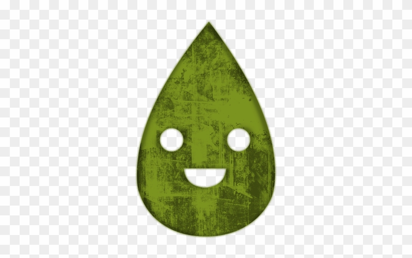 Raindrops Clipart Tiny - Green Raindrop #931370