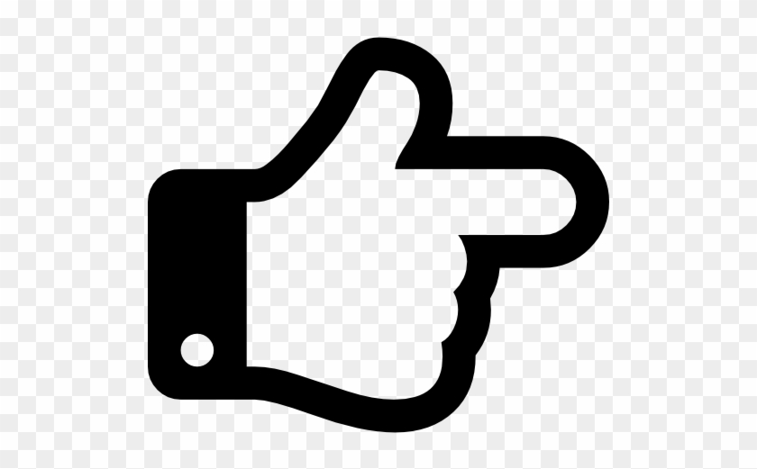 Finger Of A Hand Pointing To Right Direction Free Icon - Flecha Apuntando Ala Derecha #932104