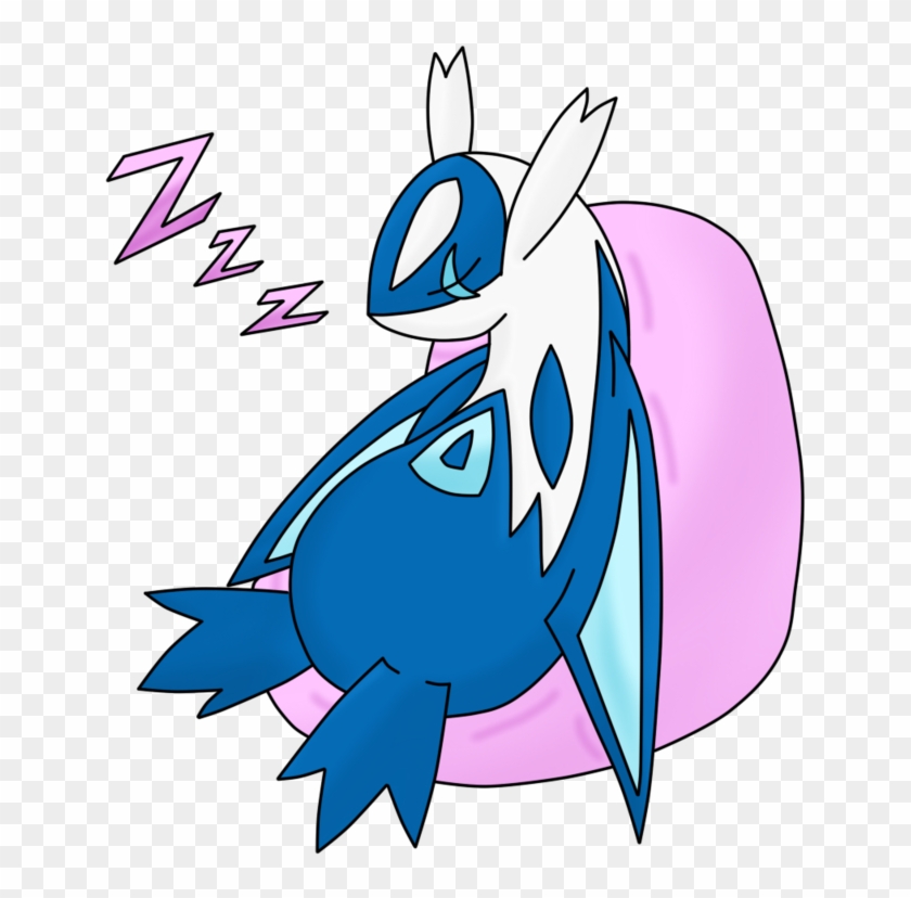 Sleeping Lati By Latios1056 - Cartoon #932598