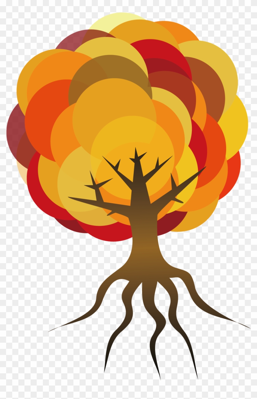 Tree Abstract Clip Art, Vector Tree Abstract - Clip Art #932641