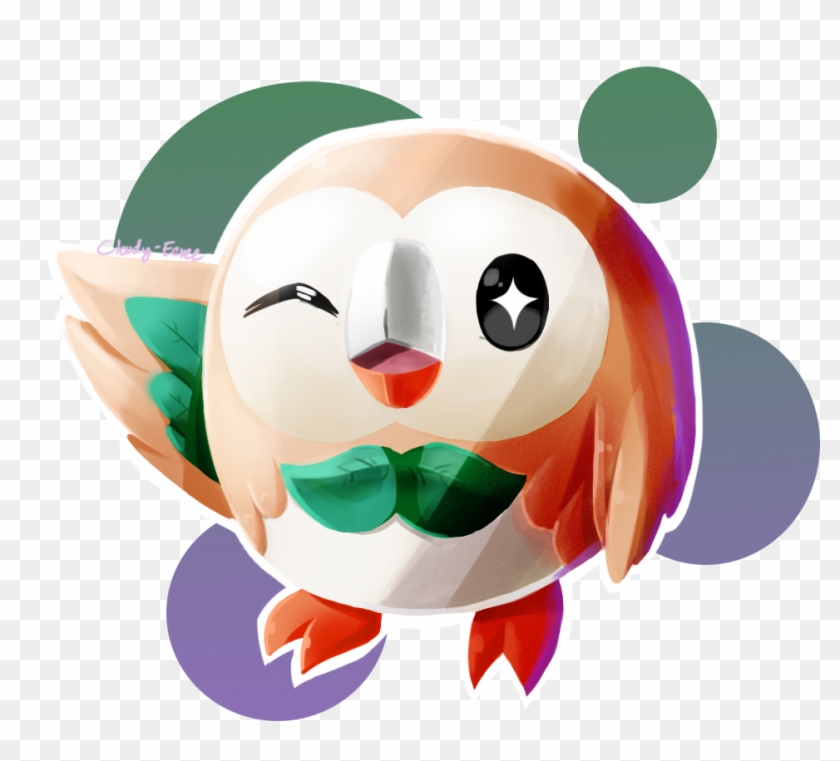 Rowlet Owlet By Cloudy-eevee - Rowlet #932738