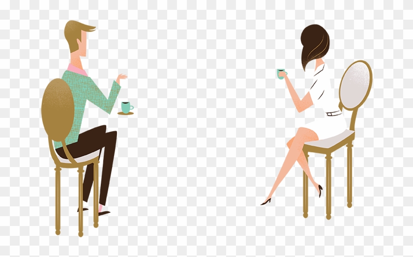 Illustration Of The Parents Fading In At The Gluten - Chair #933394