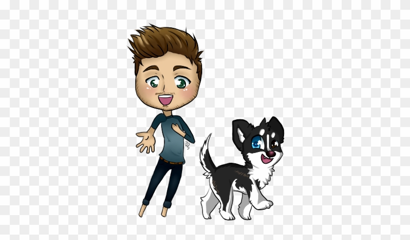 Joey Graceffa And Wolf By Ibbywoof On Deviantart - Joey Graceffa Fan Art #933651