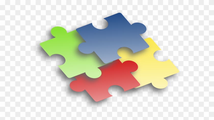 How To Set Use Layered Puzzle Pieces Svg Vector - Jigsaw Puzzle Clipart #933935