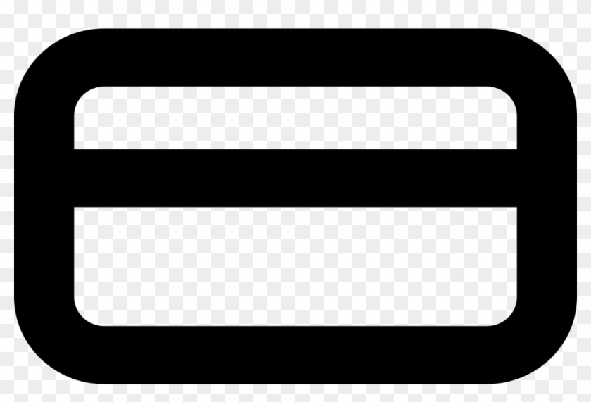 Credit Card Rectangular Rounded Shape Symbol Comments - Credit Card Rectangular Rounded Shape Symbol Comments #934120