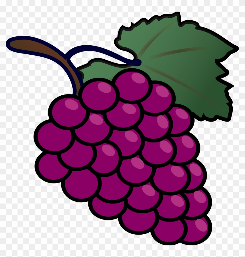 Tux Paint Grapes - Bunch Of Grapes Clipart #934257