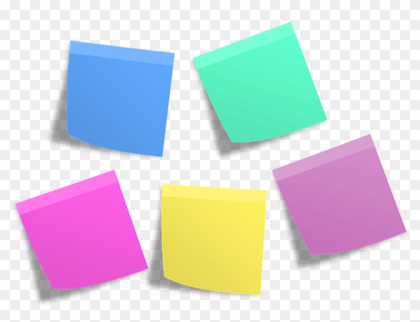 Post It Memos Notes Info Sticky Note List - Post It Notes Png #934266