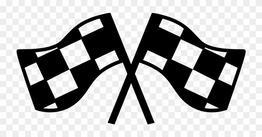 File - Checkered Flags - Svg - Wikimedia Commons - Race #934478
