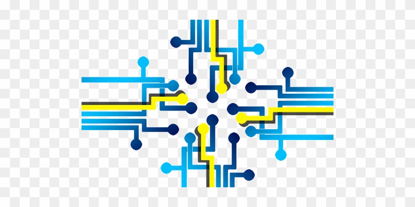 Board, Circuits, Trace, Control Center - Transparent Circuit Vector Png #934540