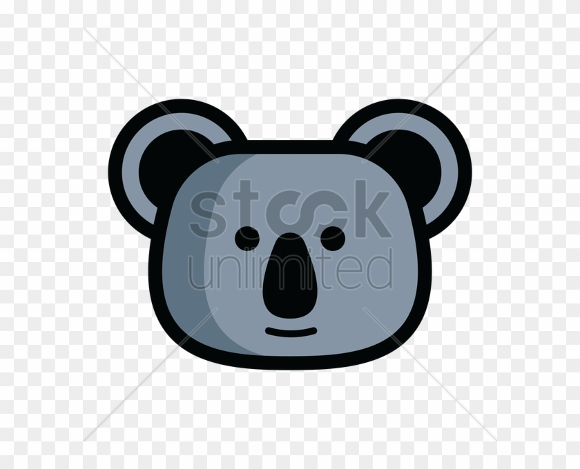 Koala Bear Head Vector Image - Koala Head Cartoon #934699
