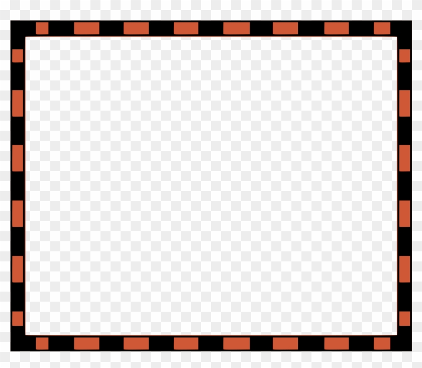 Worldlabel Com Border Orange Black 4x3 3 By Ryanlerch - Clip Art #935227