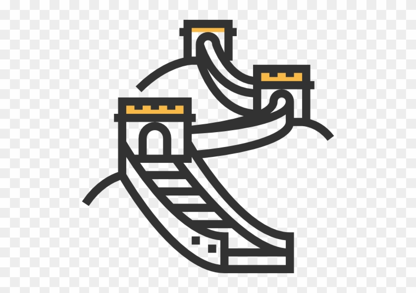 Great Wall Of China Free Icon - 長城 卡通 #935521