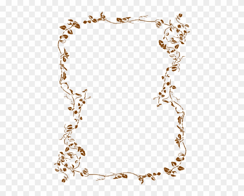 Large Floral Border Clip Art At Clker Com Vector Clip - Floral Border Clip Art #935562