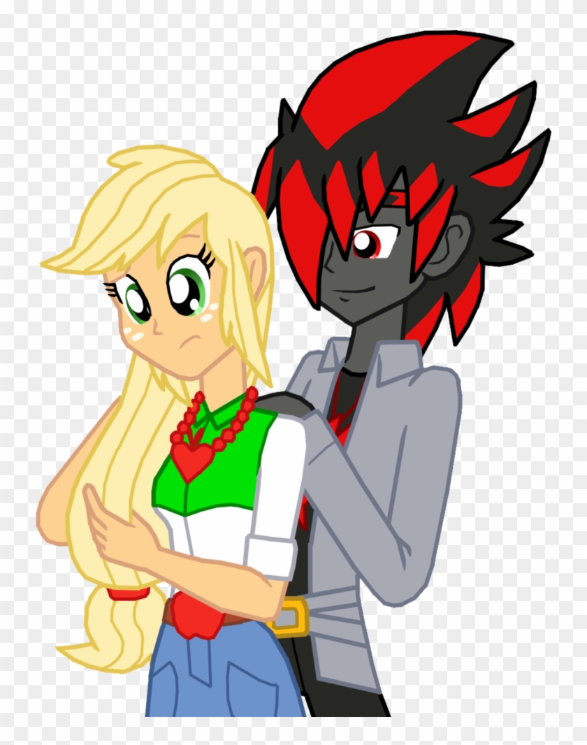 Valentines Day Shadow Gift For Applejack By Mergedzamasuva - Applejack And Shadow #935673
