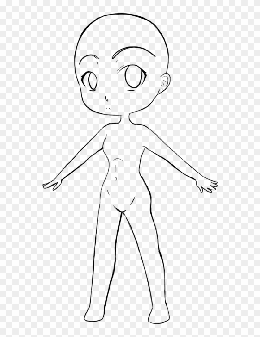 Chibi Girl Base By Strawberrypopdesigns On Deviantart - Chibi Girl Base By Strawberrypopdesigns On Deviantart #936659