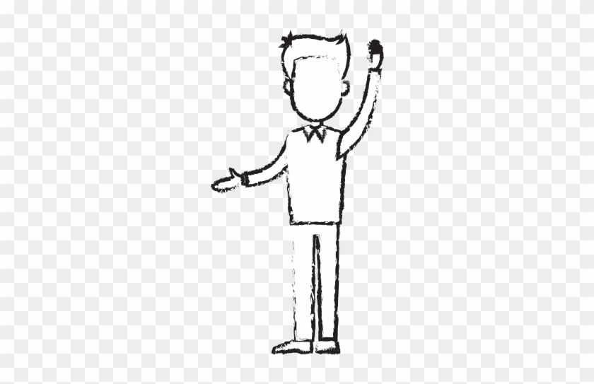 Cartoon Man Standing Character Avatar - Cartoon #936939