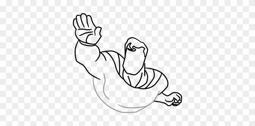 Thumb Drawing Line Art Clip Art - Line Art #936957