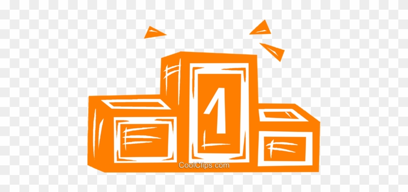 Podium Royalty Free Vector Clip Art Illustration - Clip Art #937147