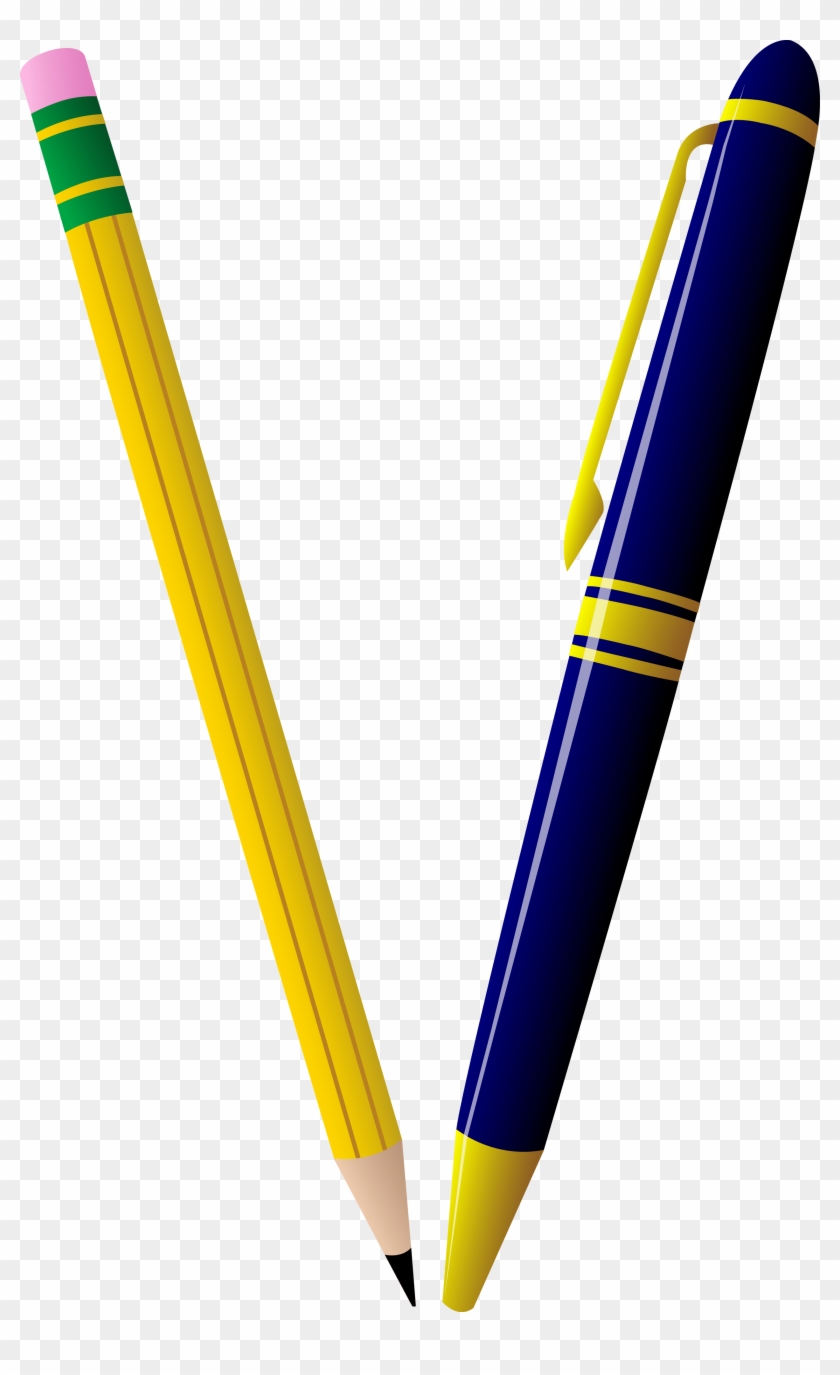 Pen And Pencils Clipart 3 By Andrea - Pen And Pencil Clip Art #937305