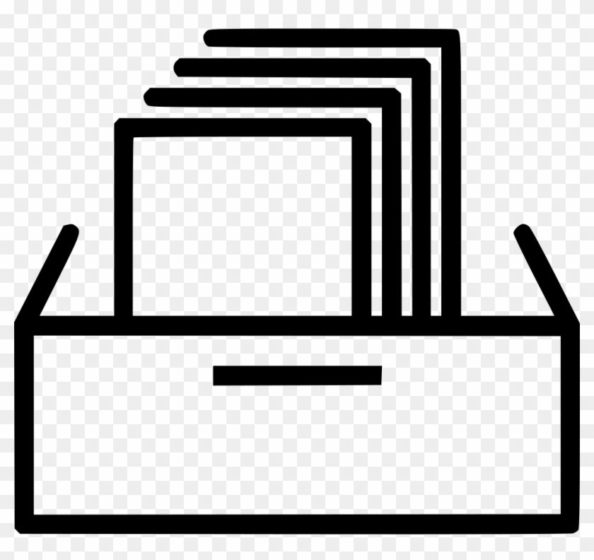File Cabinet Drawer Paper Documents Comments - Filing Cabinet Icon #937502