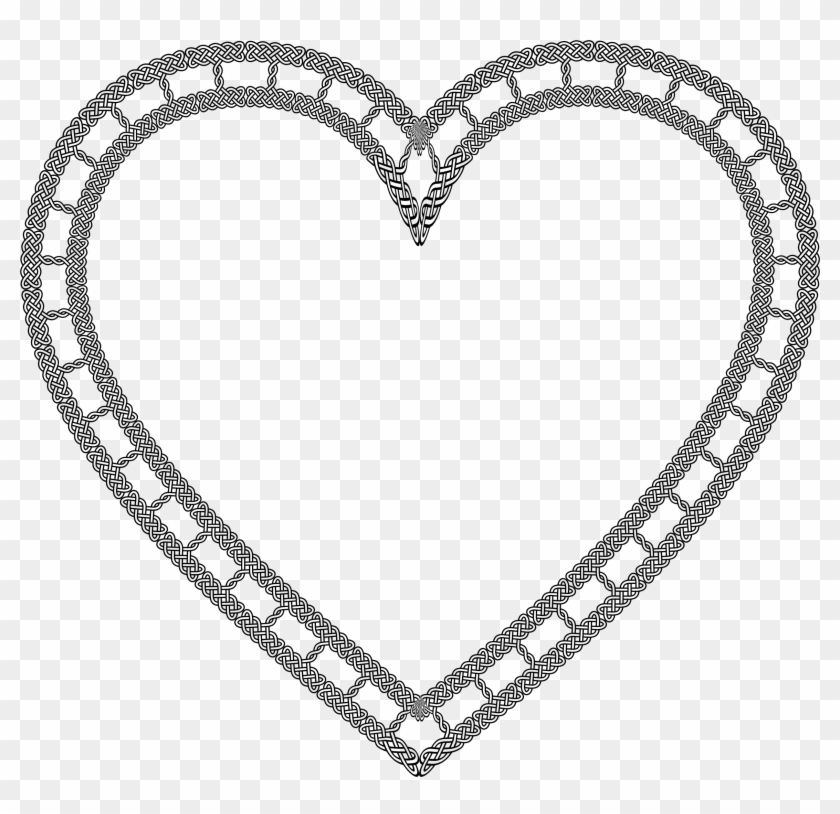 Celtic Knot Heart - King And Queen Of Hearts Wedding Clipart #937504