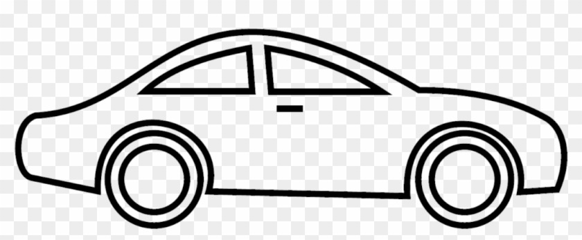Red Clipart Of Car Clipart Clip Rt Of - Car Black And White #937513