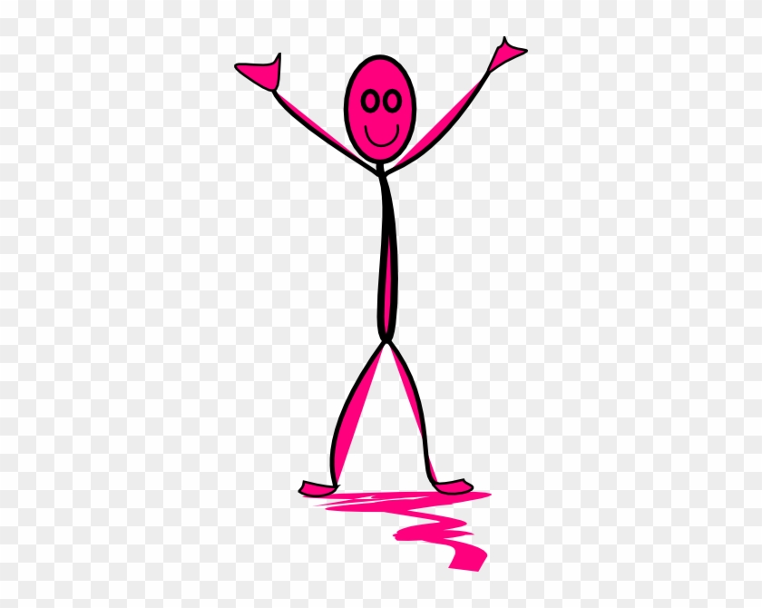 This Free Clip Arts Design Of Stickman Celebrating - Clip Art #937584