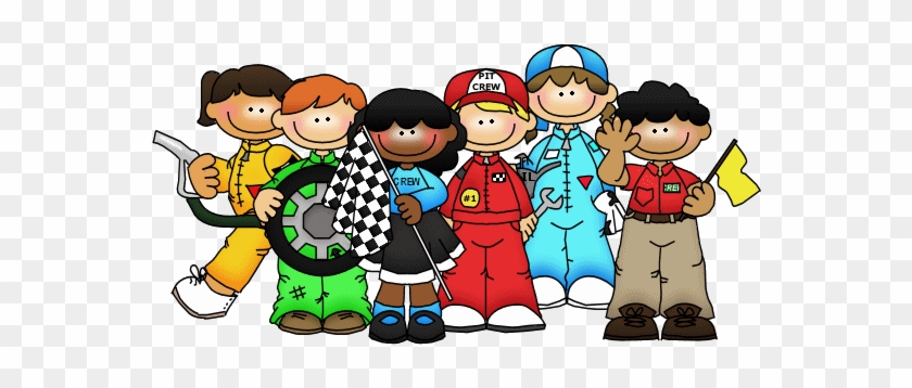 First Grade Is Going To Race By - Pit Crew Clipart Free #937599