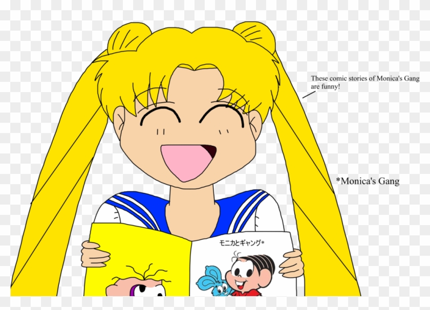 Usagi Reads Monica's Gang Comic Book By Marcospower1996 - Monica's Gang Comic Books #937884