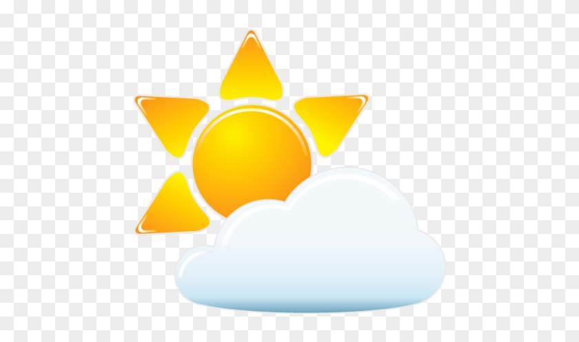 Sunny To Partly Cloudy Wear Icons - Stained Glass #937946