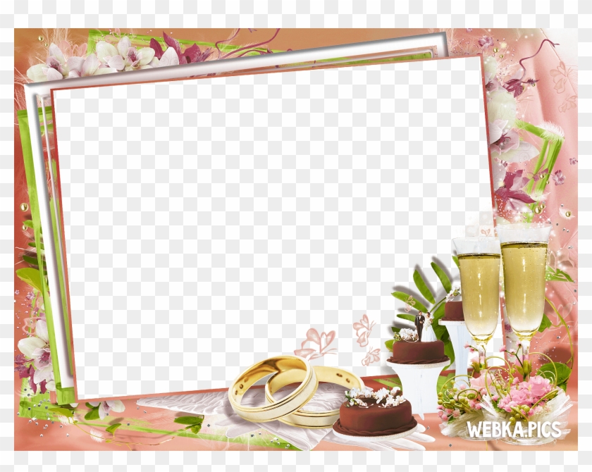 Png Picture Wedding Frame Image - Happy Wedding Anniversary Frame Png #938408