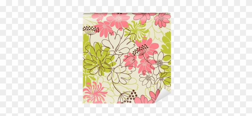 Vector Background With Hand Drawn Flowers - Shutterstock #938550