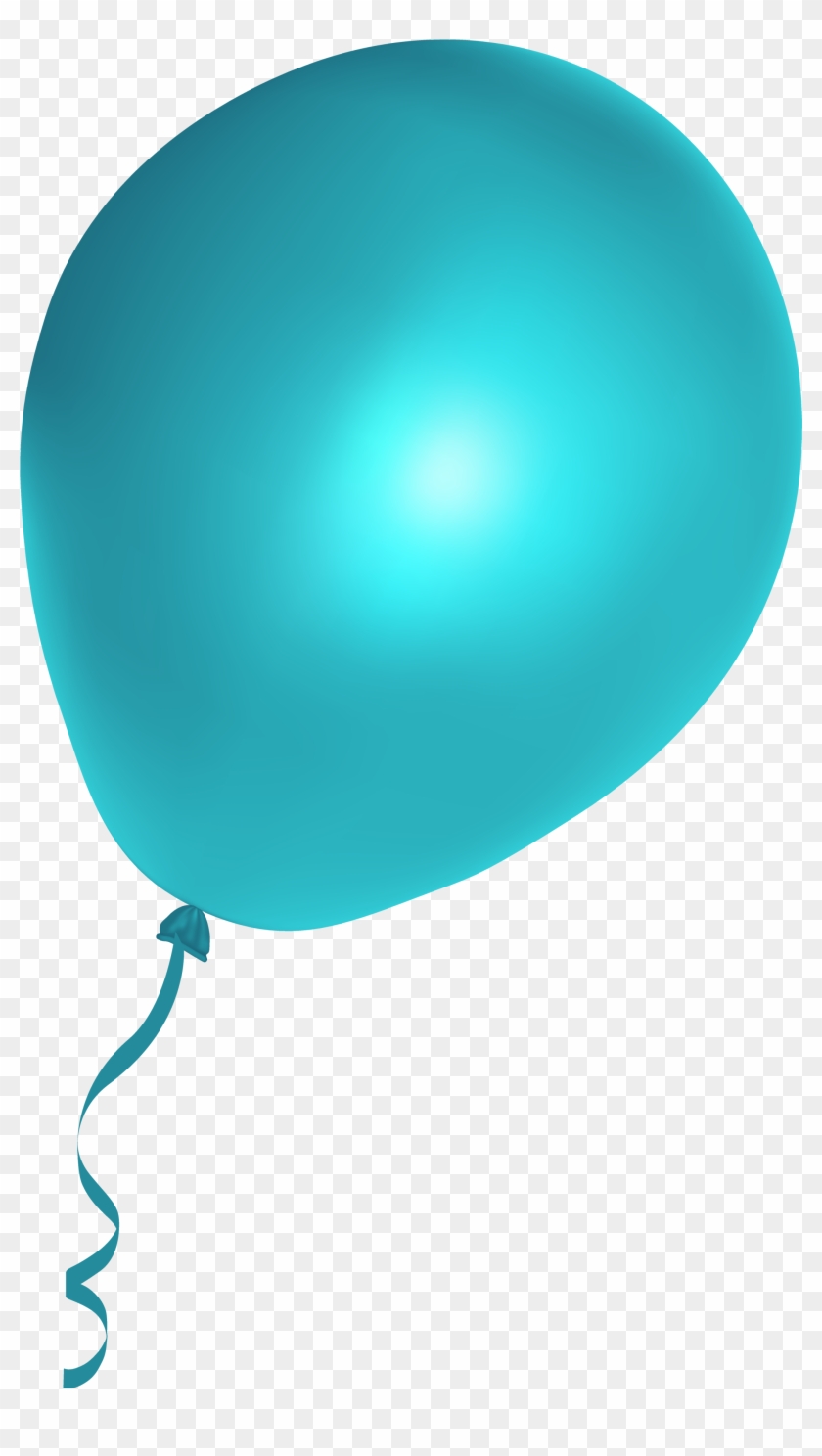 Cyan Balloon Png Image - Balloon Png #938885