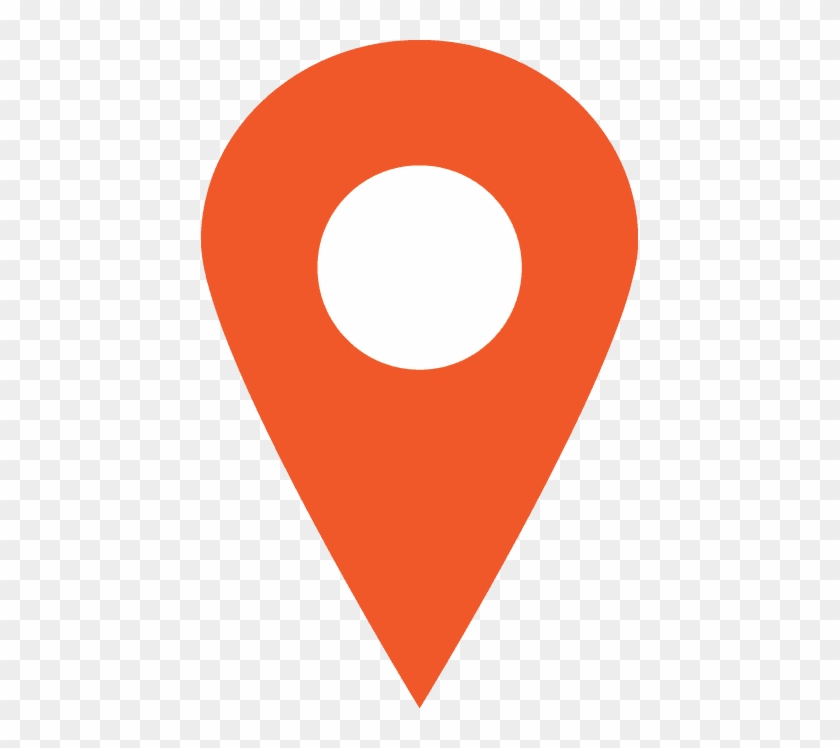 Or Combined To Be Gigantic, - Location Icon In Orange Color #938974