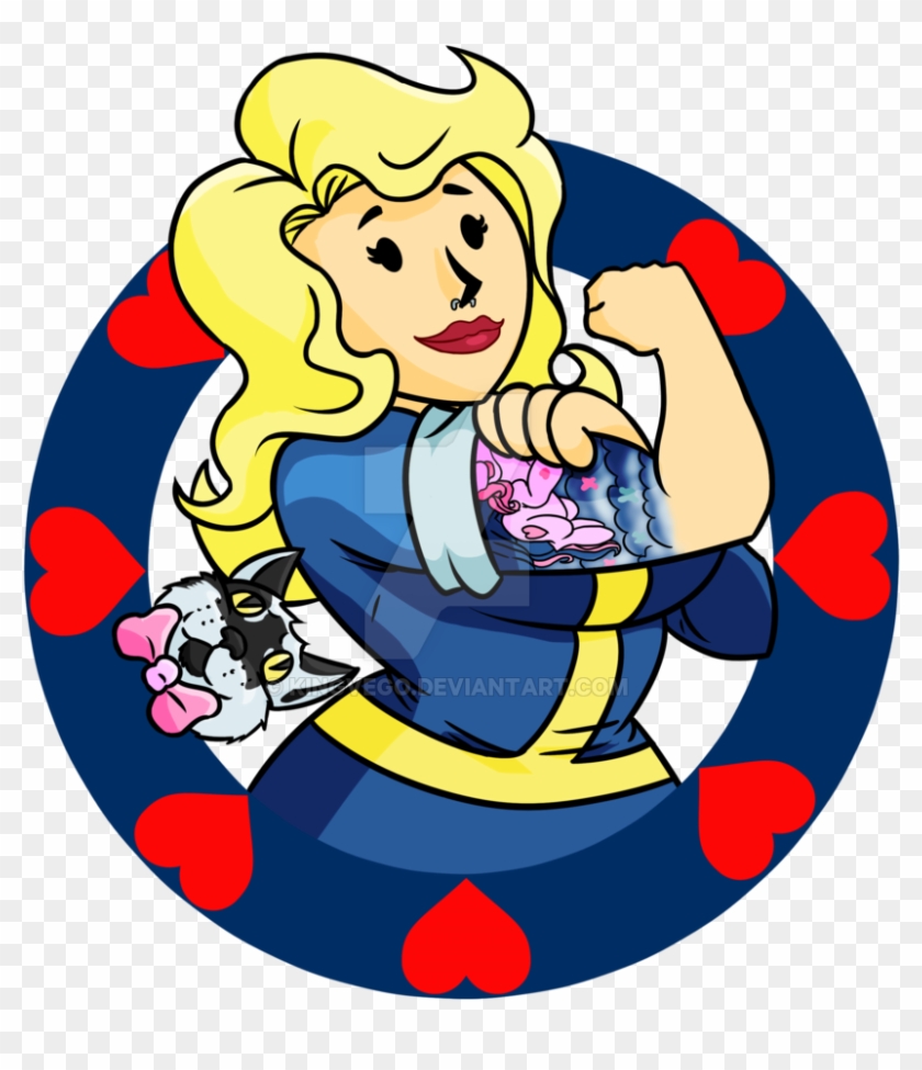 Bosom Buddy By Kingvego Commission - Vault Girl Png #938977