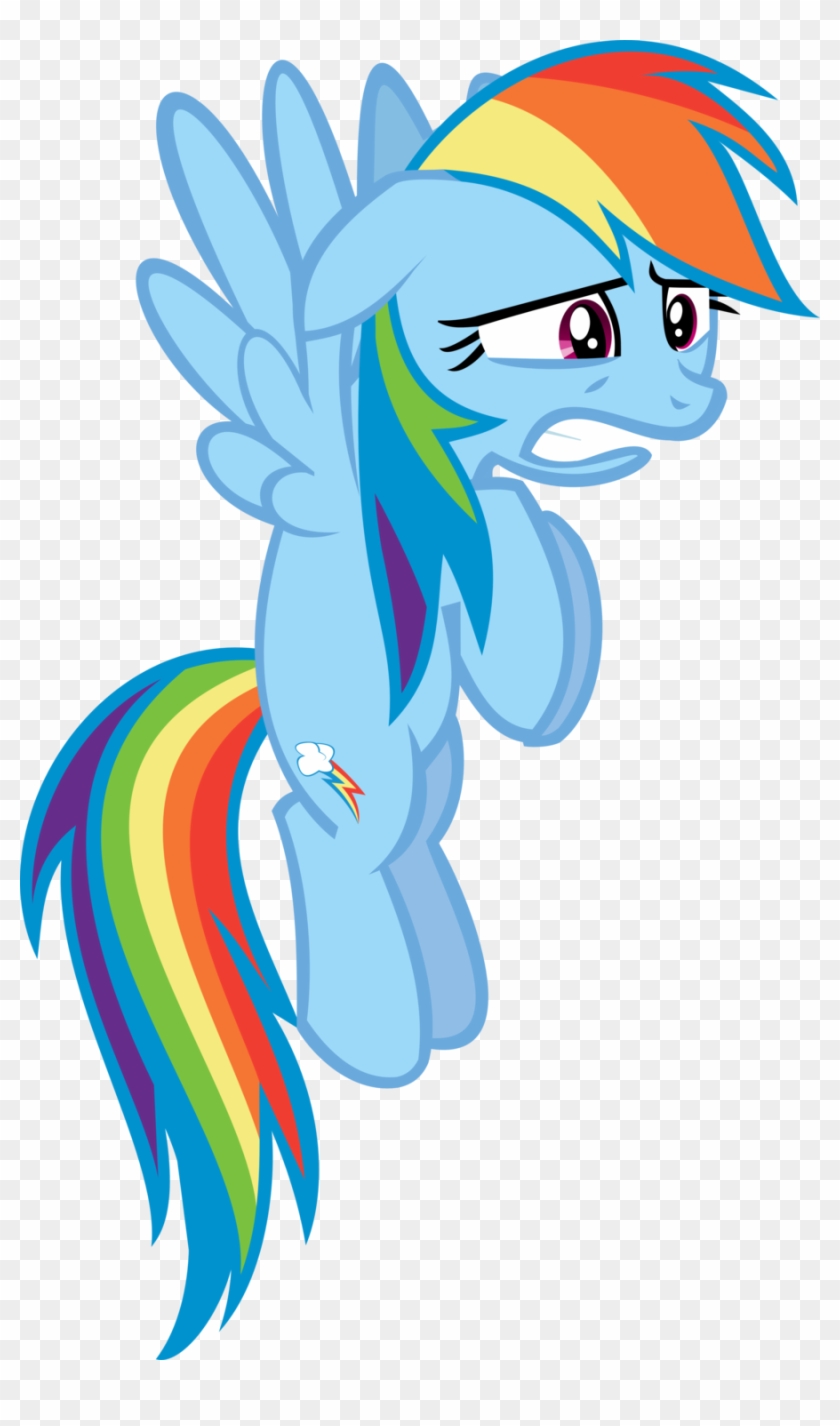Pinterest • The World's Catalog Of Ideas - Mlp Rainbow Dash Scared #939104