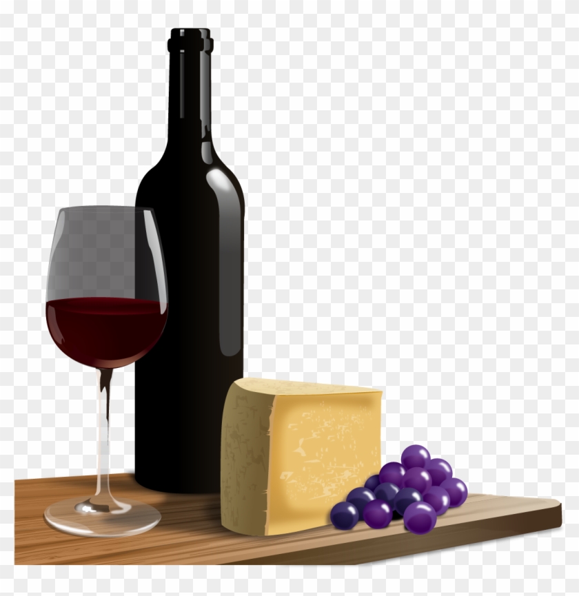 Red Wine Cheese Italian Wine Clip Art - Wine And Cheese Clip Art #939352