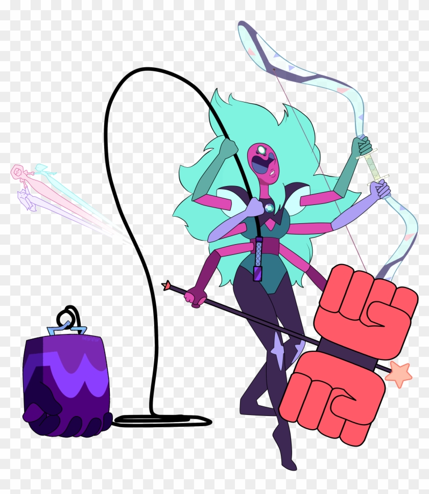Steven Universe Alexandrite, Cartoons, Gems, Animated - Steven Universe Alexandrite Weapon #939484