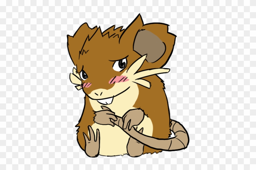 Raticate Is The First Generation “beginning Rodent - Cartoon #939564